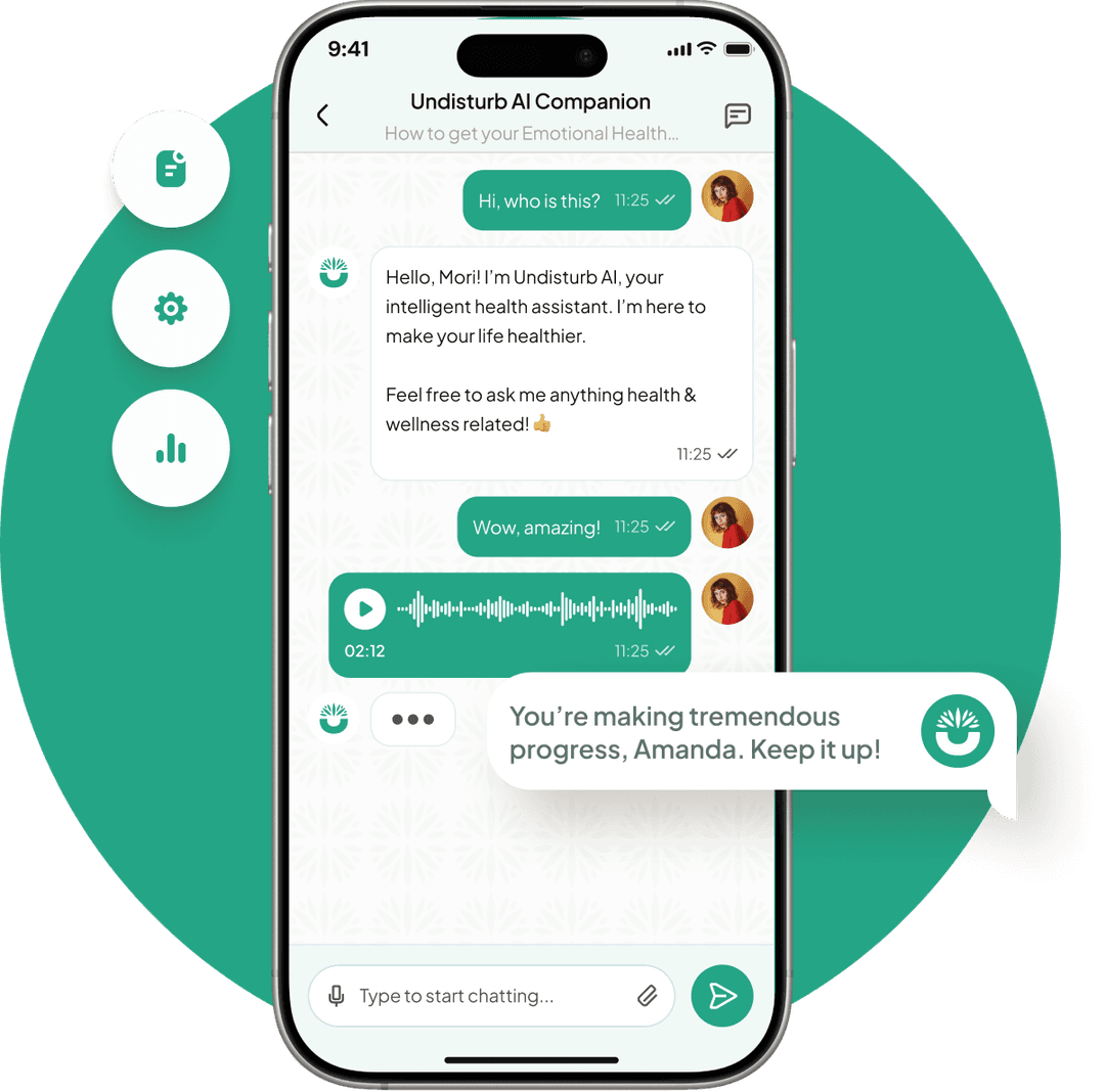 Emotional Support Chatbot Interface
