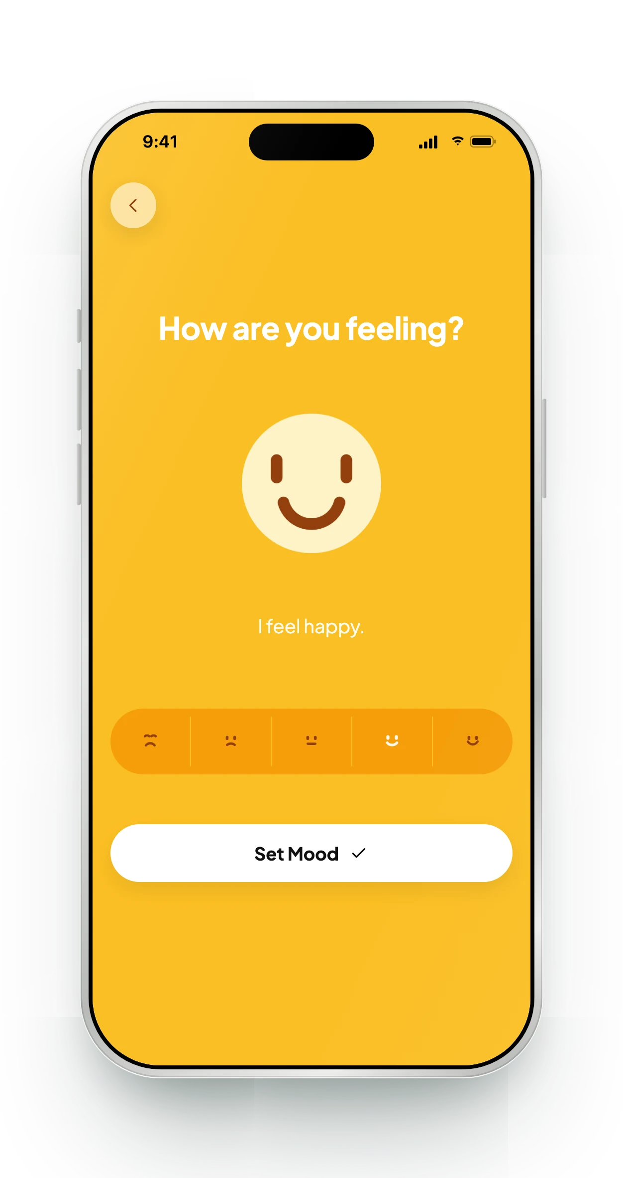 Daily mood check-in