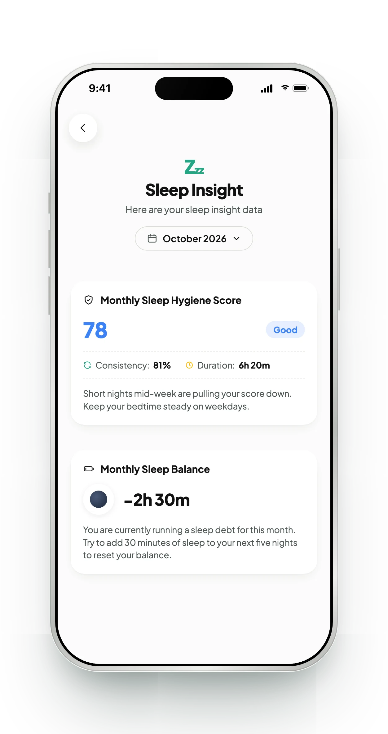 Sleep insight